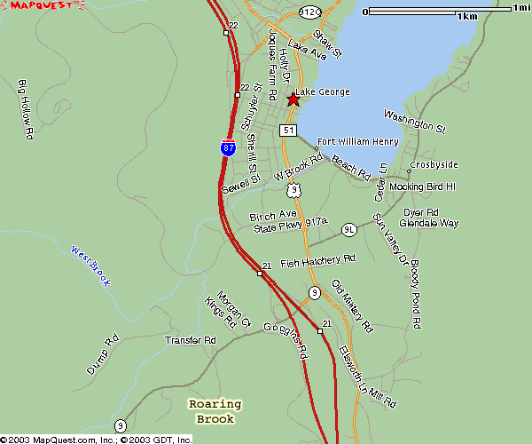 Lake George Map